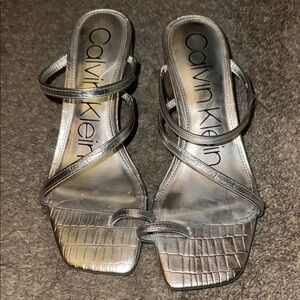 Calvin Klein block heel sandals